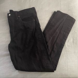 J. Crew 770 Straight Fit Black Jeans